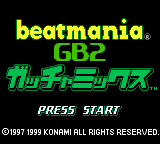 Beatmania GB2 - Gotcha Mix (Japan) Title Screen
